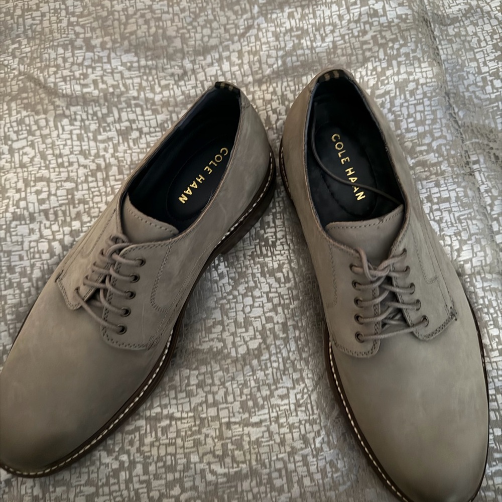 Cole Haan Men's Gray Oxford Shoes